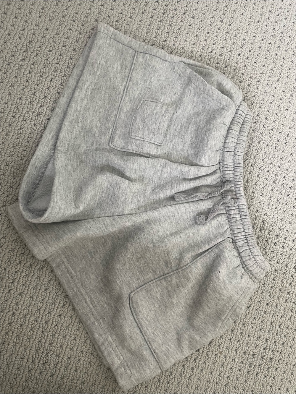 grey sweat shorts